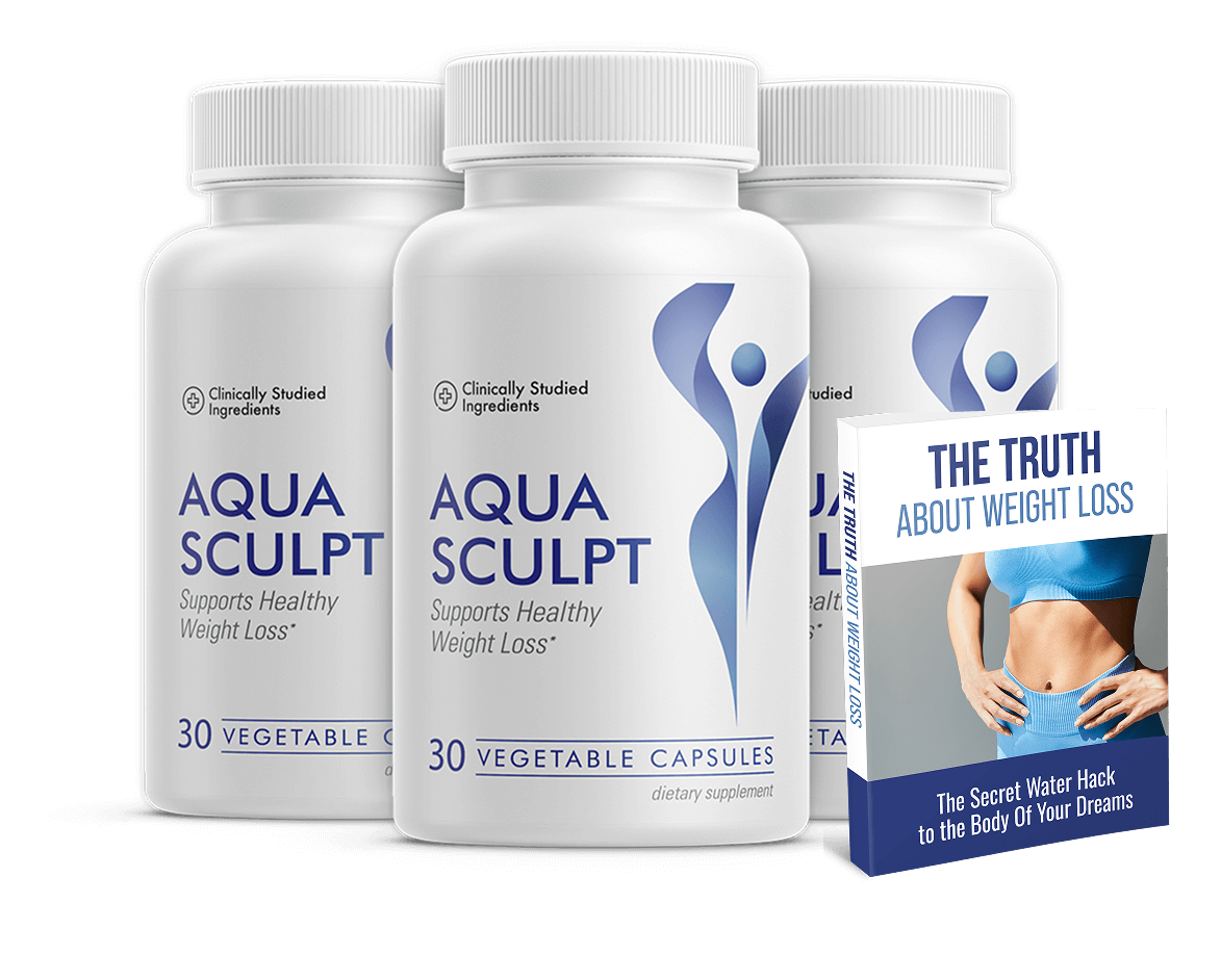 3 bottle package of Aquasculpt